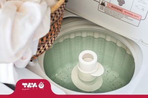 عدم تخلیه آب ماشین لباسشویی